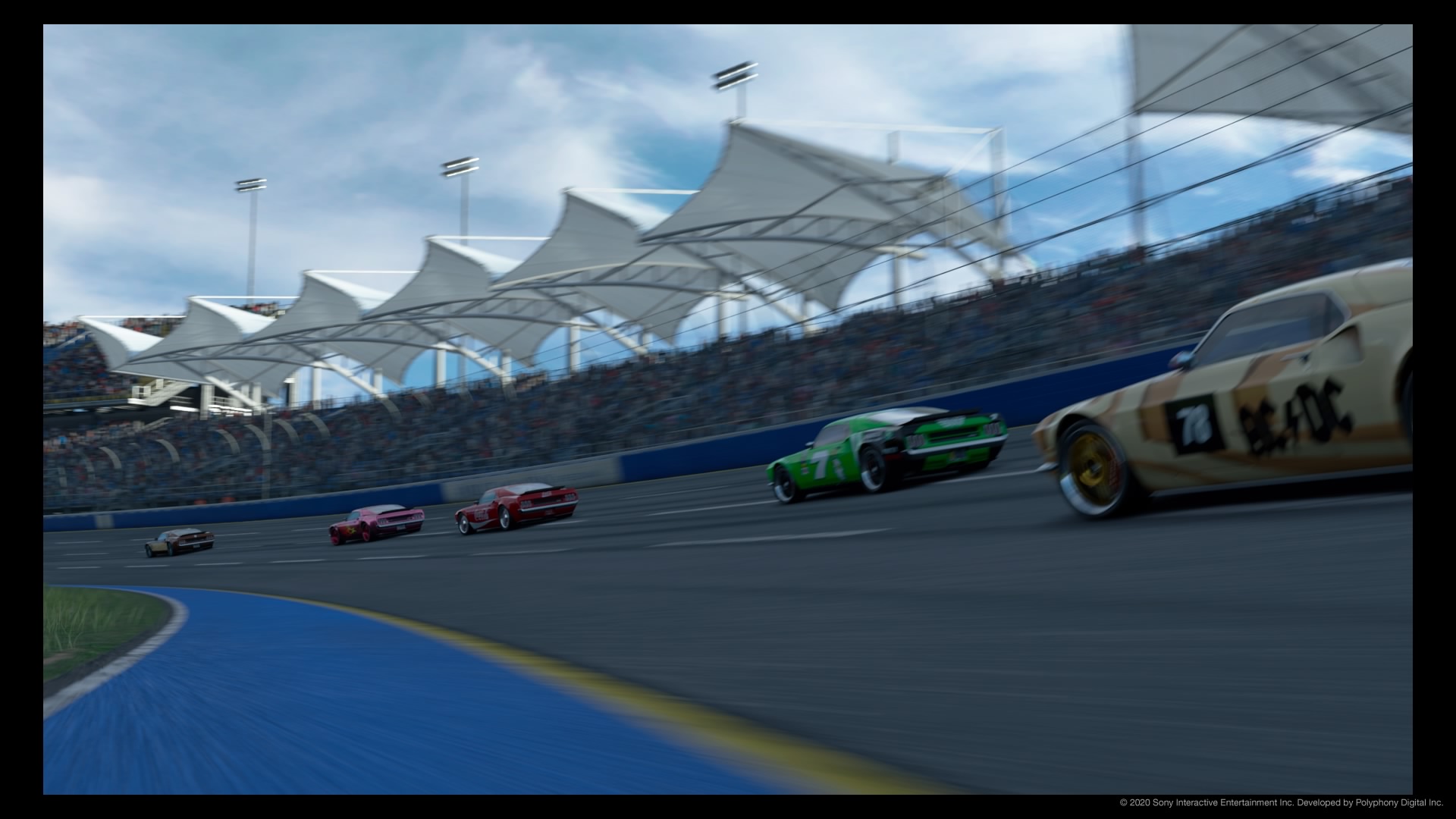 GVC World Tour - Outtake - Rennen 11 - GVC NASCAR TEASER - BLUE MOON BAY SPEEDWAY - N800/N1000 - GRAN TURISMO MACH FORTY