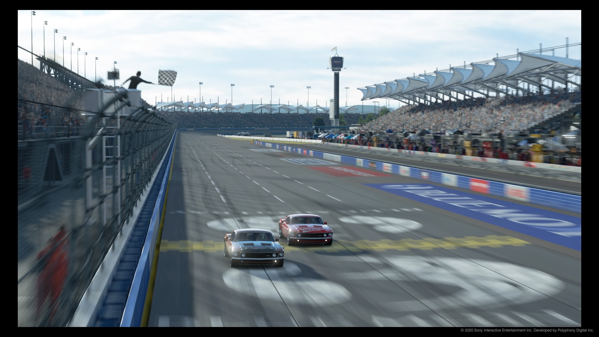 GVC World Tour - Outtake - Rennen 11 - GVC NASCAR TEASER - BLUE MOON BAY SPEEDWAY - N800/N1000 - GRAN TURISMO MACH FORTY