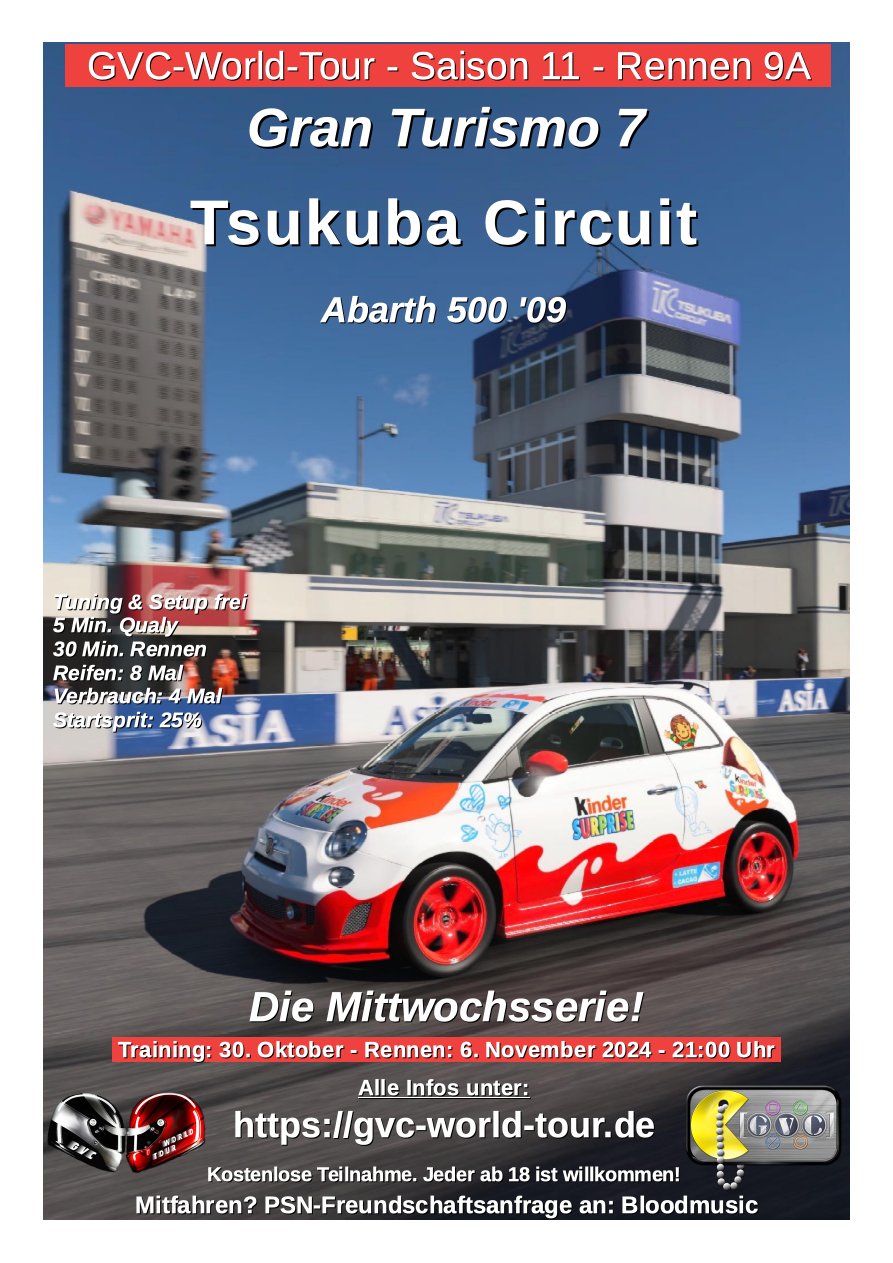 Saison 11 - Rennen 9A - Saison 11 - Rennen 9A - Tsukuba Circuit - Abarth 500 '09